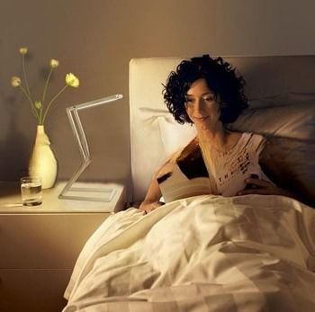 Reading Room Folding LED Sensor Desk Lamp with Rechargeable Battery and Foldable Design