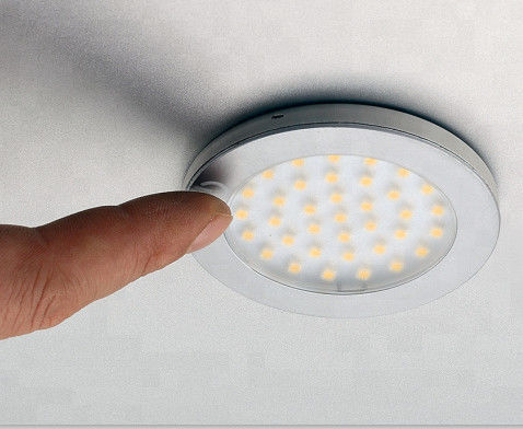 2700K-6500K Color Temperature Round Touch Switch LED Under Cabinet and Furniture Light