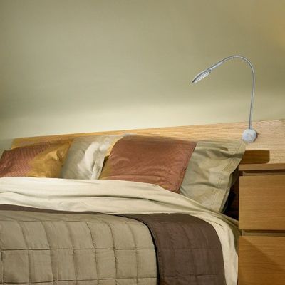 Modern Design Wall Mount LED Bed Headboard Reading Lights with Flexible Goose Neck