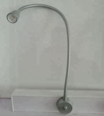 IP Rating 23 Gooseneck Wall Mounted LED Bed Headboard Reading Light Transparent Shade