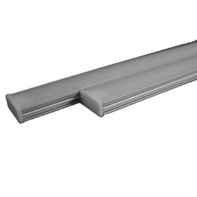 Waterproof Aluminum Channel Profile LED Strip Light with 1m Length Milky White Diffuser