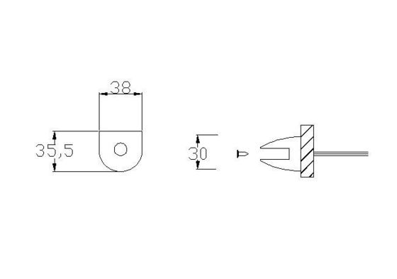 12V LED Cabinet Light with Glass Recessed Shelf Eye Light and Long-lasting Performance
