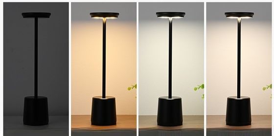 Wireless USB Rechargeable LED European Table Lamps with Touch 3 Step CCT Dimmable Switch Design