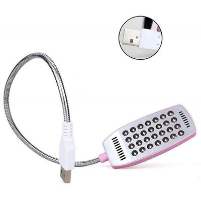 Iron LED Laptop Mini Flexible USB Lamp Light for Adjustable Gooseneck in Reading Room