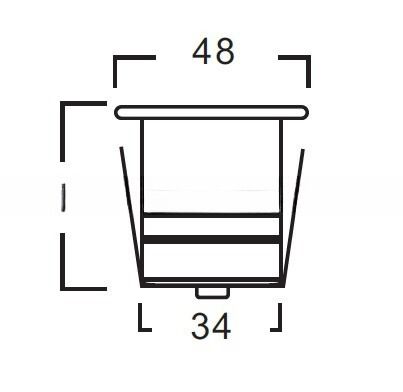 3000K-6500K Color Temperature Stainless Steel LED Buried Light for Landscape Lighting