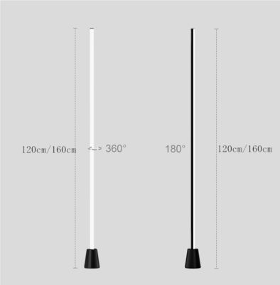30000 Working Hours LED Floor Lamp Smart Modern Stand Design App Control 20 PCs/Ctn