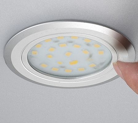 2- 12V LED Under Cabinet Light with Touch Switch and Color Temperature 3000K-6500K