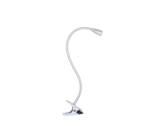 4v DC Voltage Flexible Gooseneck Clip-on Table Desk Reading Light with Switch Control
