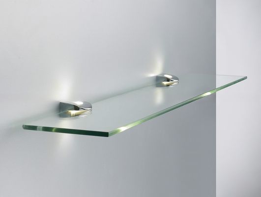 Light Gray 12V LED Cabinet Light Glass Recessed Shelf Eye Light With Small Size PC Profile DC12V