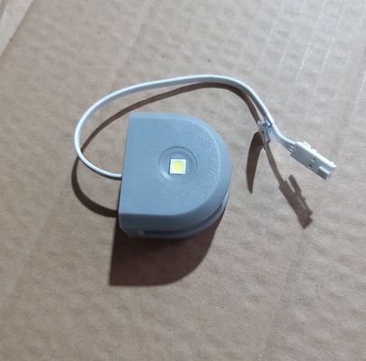 Light Gray 12V LED Cabinet Light Glass Recessed Shelf Eye Light With Small Size PC Profile DC12V