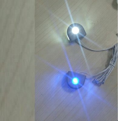 Light Gray 12V LED Cabinet Light Glass Recessed Shelf Eye Light With Small Size PC Profile DC12V