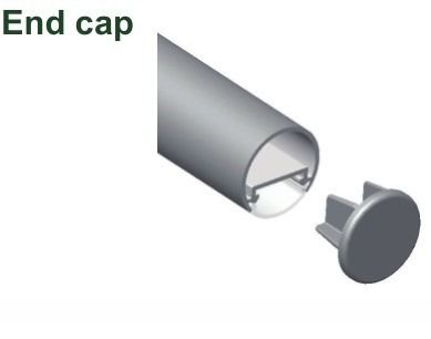 NO Dimmer Support LED Profile Light for DC12V/24V Input Voltage and Surface Mounting