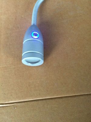 12v 1w Flexible Arm LED Bedside Reading Lights with Touch On Off Switch in Darkness