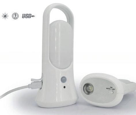 LED Motion Sensor Night Light with Switch Control and Plastic Lamp Body Material