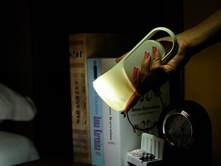 LED Motion Sensor Night Light with Switch Control and Plastic Lamp Body Material