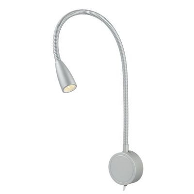 Wall Mount LED Gooseneck Reading Lamp for Bed 1W Built-in Driver Custom Logo Sample