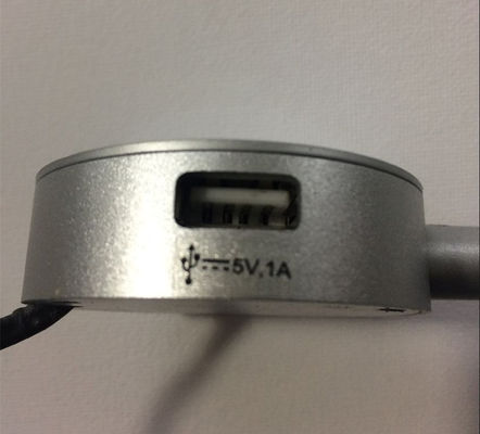 Aluminum Body Material RV Caravan USB 12V LED Reading Gooseneck Flexible Spot Light Lamp