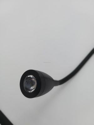 Adjustable Gooseneck Wall Reading Light with USB Port Switch Control AC 100-240V Input