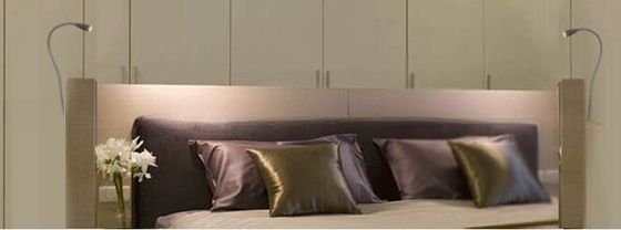 DC 12V Snake Gooseneck Adjustable LED Bedside Reading Light with Touch Sensor Switch CE ROHS LVD EMC Certified