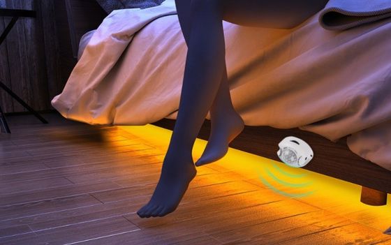 ABS Material 60LED Light Source Motion Sensor Switch for Bed Stairs Cabinet Night Light