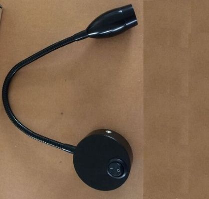 3W LED Headboard Gooseneck Reading Light for Hotel Bedroom 0.35kg Product Weight