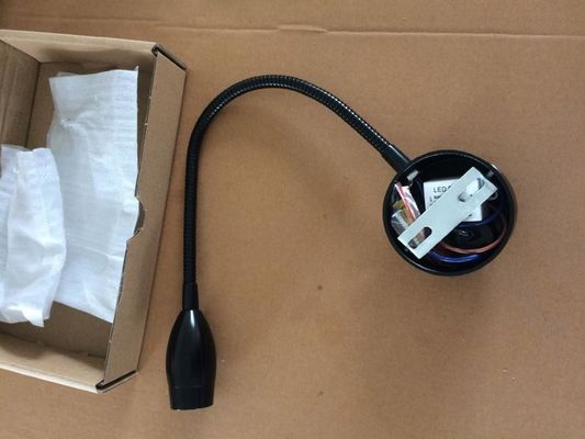 3W LED Headboard Gooseneck Reading Light for Hotel Bedroom 0.35kg Product Weight