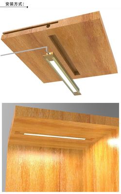 80 Ra Color Rendering Index 14.5mm width and 11MM depth Slot LED Under Cabinet Lighting for Home Furniture
