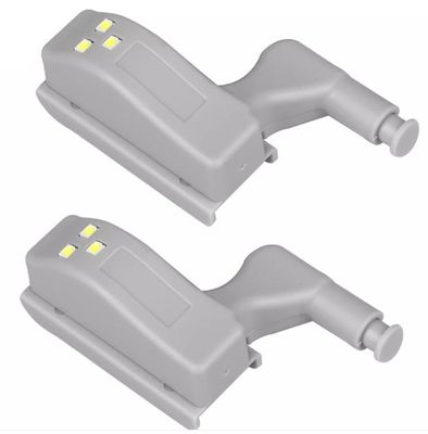 Light Gray LED Cabinet Hinge Light 3500K Color Temperature for Furniture Closet Needs