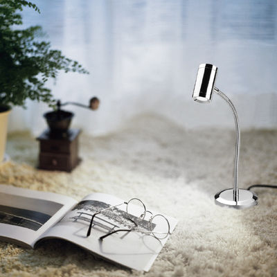 Modern Home Office LED Desk Lamp with Flexible Gooseneck Arm and NO Dimmer Support