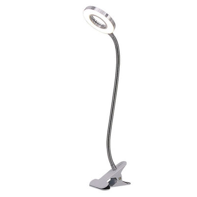0.4kg Flexible Arm Clamp Desk Bedside Lamp Clip On LED Dimmable Reading Vanity Lamp