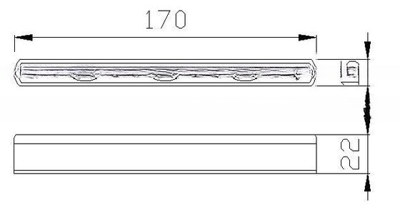 Battery Operated LED Drawer Lighting with Vibration Inductive Switch Fabric Shade Type