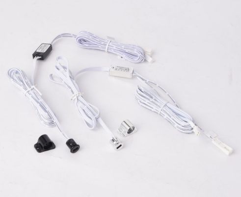 12V/24V Single Door Sensor Switch for Wardrobe Lamp Black/Chrome Max. Current 5A