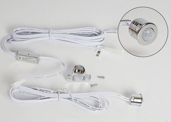 D15MM*12MM H Recessed Mounted LED Motion PIR Sensor Switch for Cabinet Energy Saving