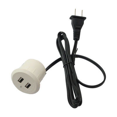 1 Outlets Embedded Circular USB Socket for Household Appliance Charging Customization
