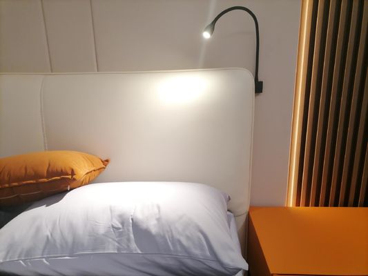 Aluminum IRON Wall Mounted Reading Light with USB 2A Charger and Longer Lifespan