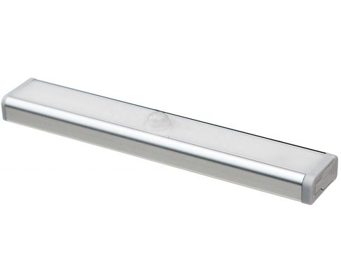 Modern Design 10LED Battery Operated Motion Sensor Led Lights for Cabinet PC Silver