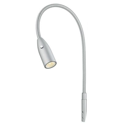 30000 Hours Lifespan Aluminum LED Reading Light for Bed with Gooseneck and Sleek Design