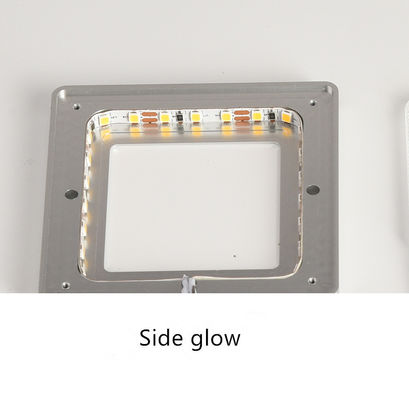 80 Ra Color Rendering Index Super Slim Square Metal Closet Light for Surface Mounting