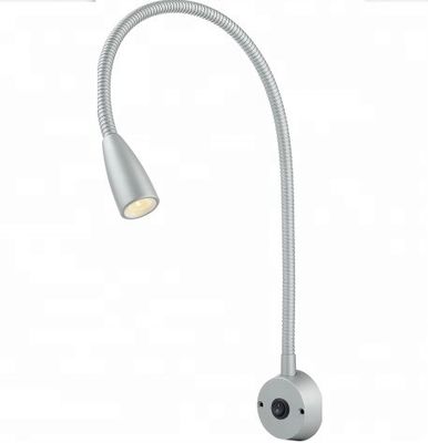 Lifespan hours 30000 Flexible Gooseneck LED Bedside Reading Lamp for Hotel and Hospital