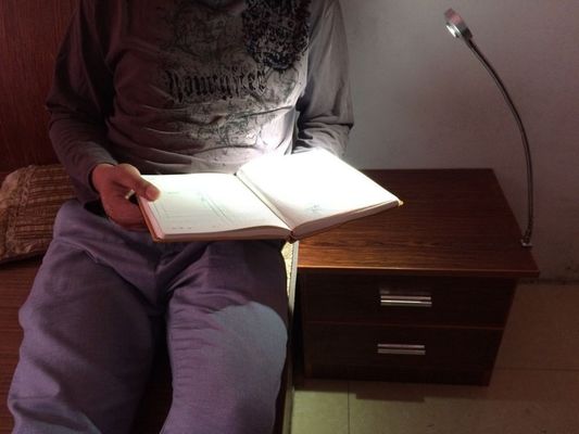 Soft Arm LED Dimming Switch Desk Reading Lamp for Kids Table and Chair Lighting Solutions