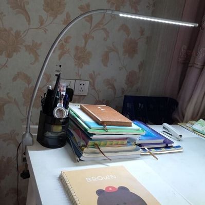 DC Power Supply Flexible Gooseneck LED Clip On Eye Protection Book Reading Light for Home