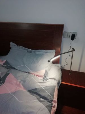 2700K-6500K Color Temperature LED Bed Headboard Dimming Adjustable Arm Wall Reading Light Lamp