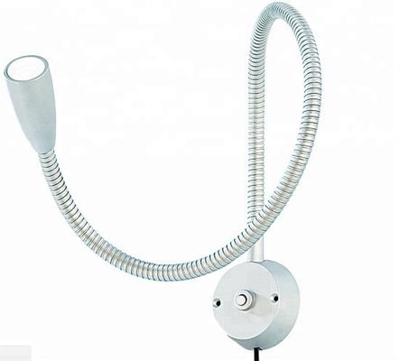 Modern Hotel Headboard Reading Light with On/Off Switch Flexible Angles and High Ra 80