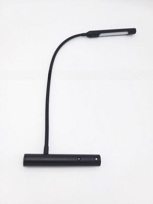 Hotel Project LED Touch Switch Reading Lamp CE Certified DC 12V Black Silver 0.35kg Indoor
