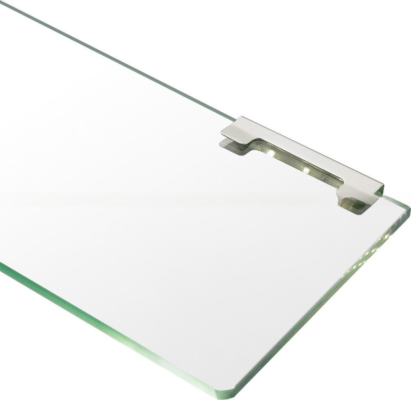 Color Rendering Index Ra 80 Stainless Steel Clip on LED Light for Glass Shelf and Showcase