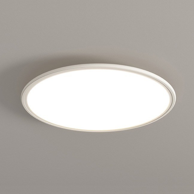 Plastic Cover Ultra Thin Ceiling Lamp for Surface Mounted Install Style application