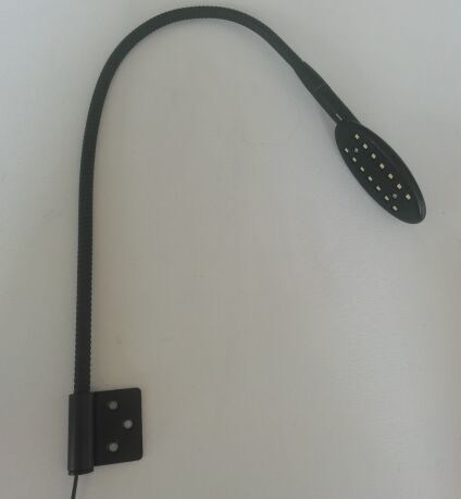 12V DC Input LED Bed Headboard Flexible Arm Reading Lamp for Bedroom in Caravan Boat