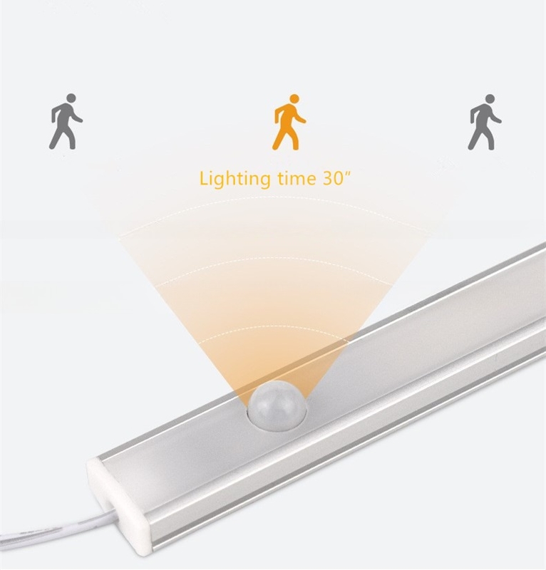 Customized Length Aluminium LED Motion Sensor Cabinet Light for Recreational Vehicle