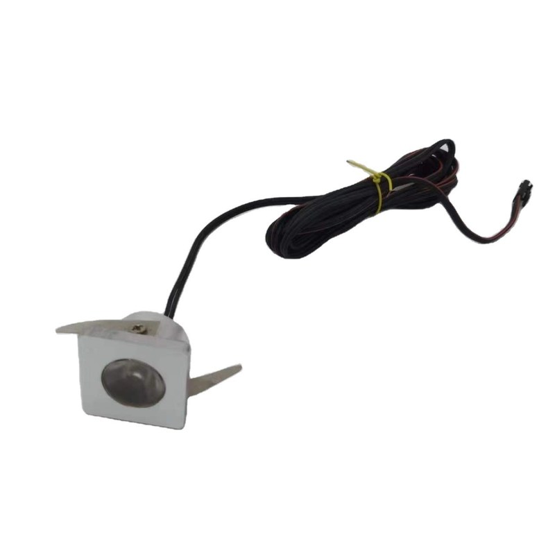 12V 1w/3w Silver Mini LED Recessed Cabinet Lights for Kitchen Closet Wardrobe Stylish