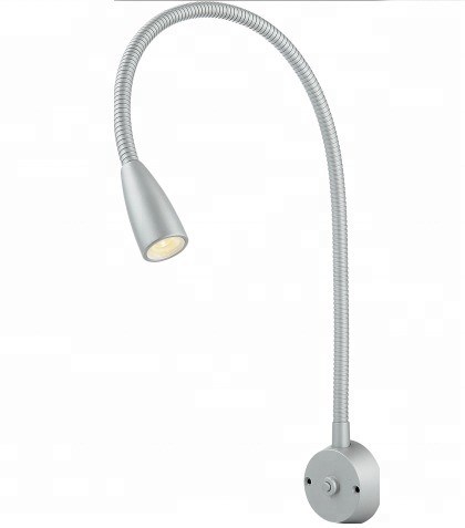 Modern Bedroom Wall Mount LED Headboard Light with Adjustable Arm and DC4V Input